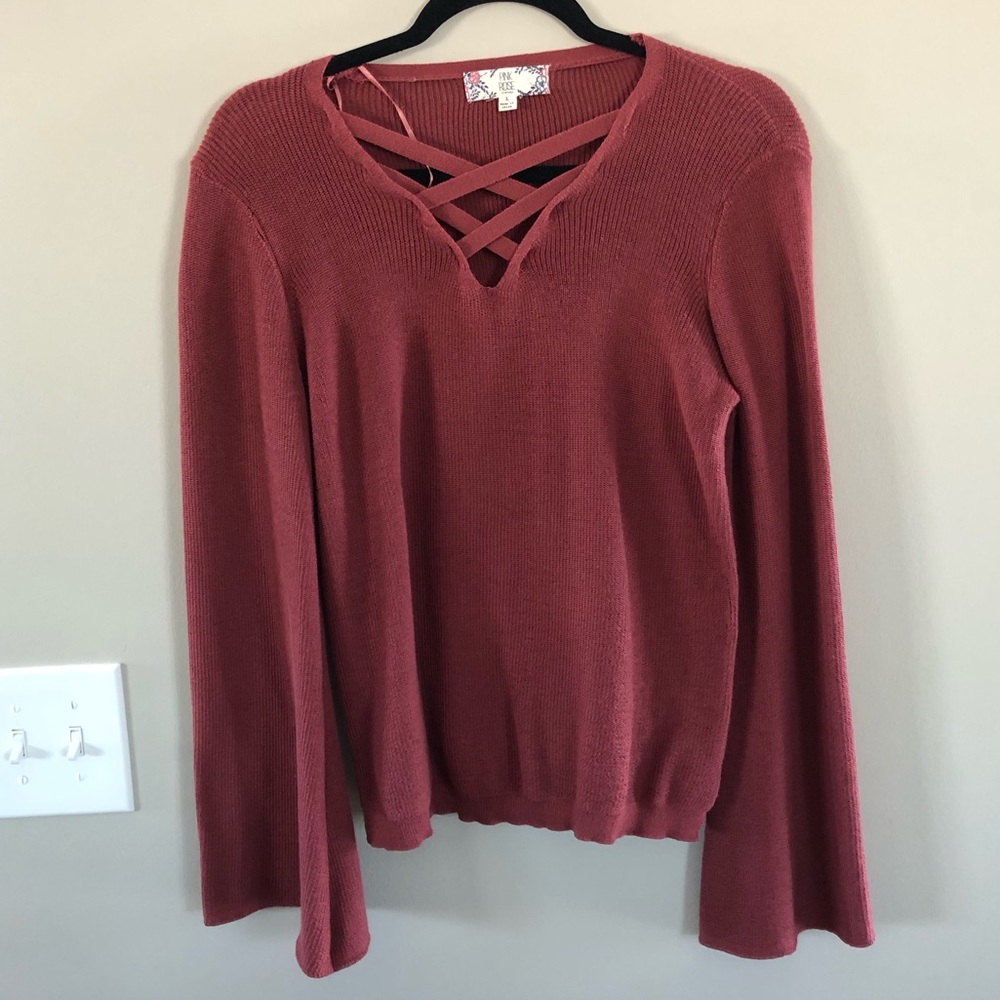 Burnt orange/red Sweater from Dry Goods Boutique
